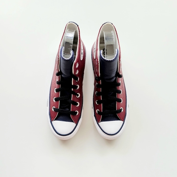 Converse Chuck Taylor All Star HI Team Red Obsidian White Men's 4 Women's 6 - Picture 3 of 6